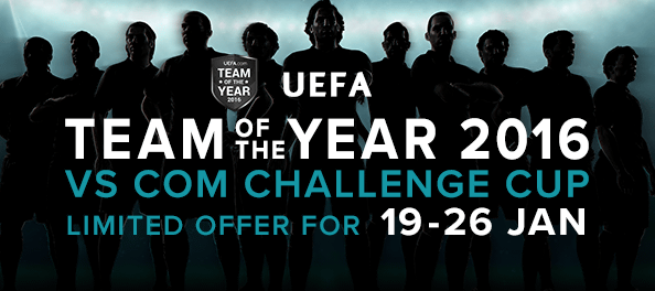 The 3rd Event of the UEFA TOTY 2016! – 19/01/2016