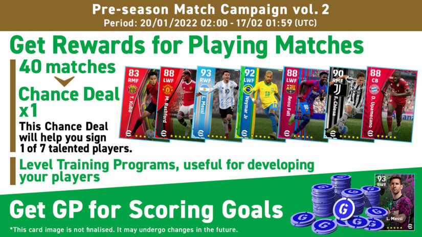 eFootball 2022 – Pre-season Match Campaign vol. 2